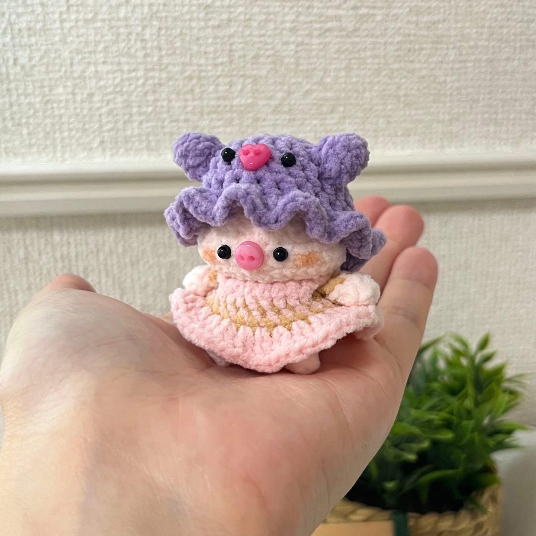 Eアカウント あみぐるみ　ぬいぐるみ　編み物　 　あひる