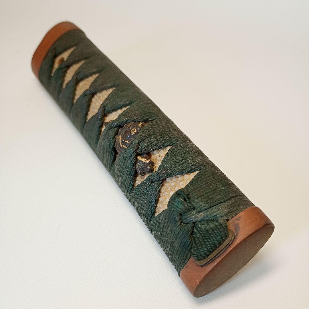 蔵から出てきた十字鍔と柄　【隠れキリシタン　刀装具】