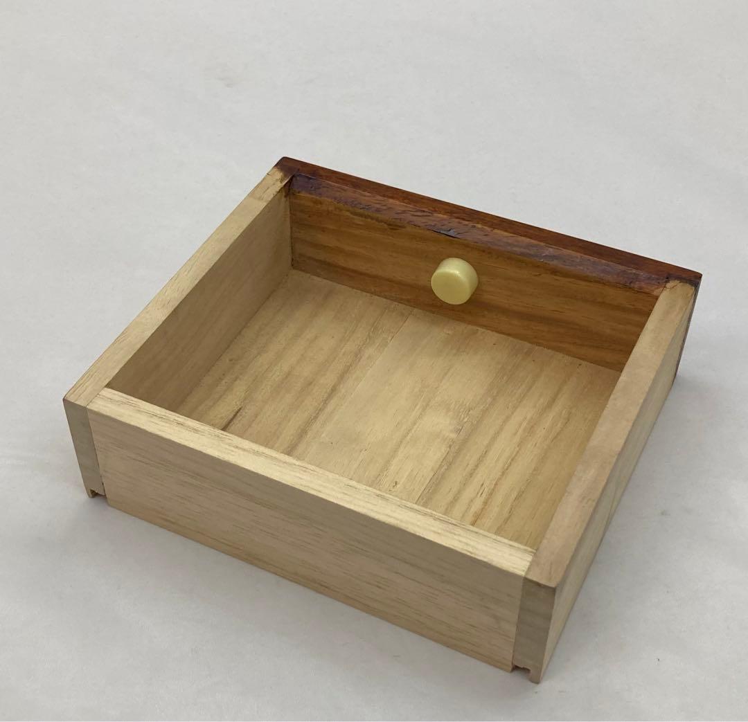 B8s 木製ミニチュア長火鉢　関西型　民芸　縮小　木工芸