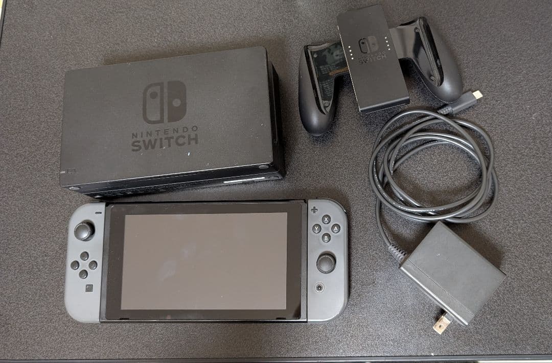 Nintendo Switch 本体 グレー ドック　連射コントローラー付