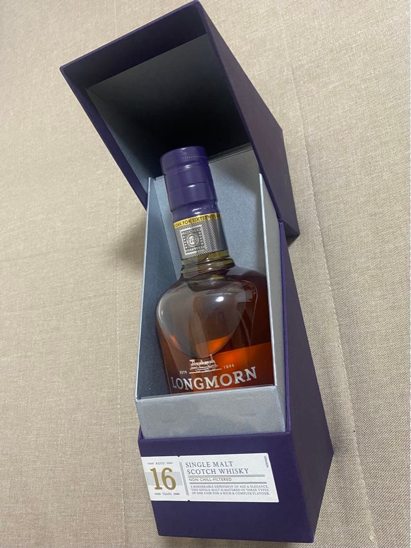 LONGMORN 16年 シングルモルトスコッチウイスキー 48% 外箱付き
