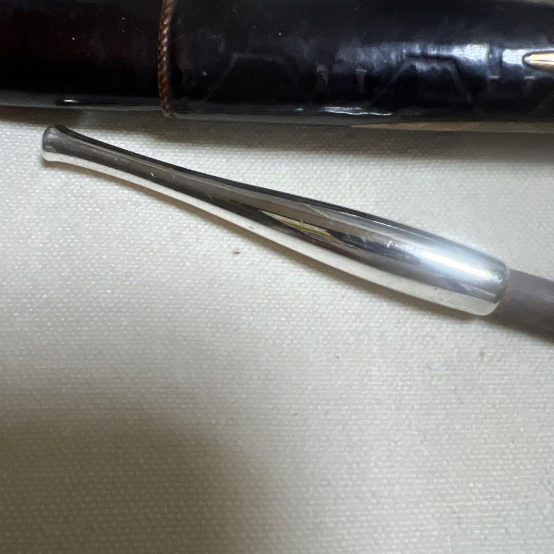 キセル　村田　漆塗りの煙管とケース　　アンティーク　骨董