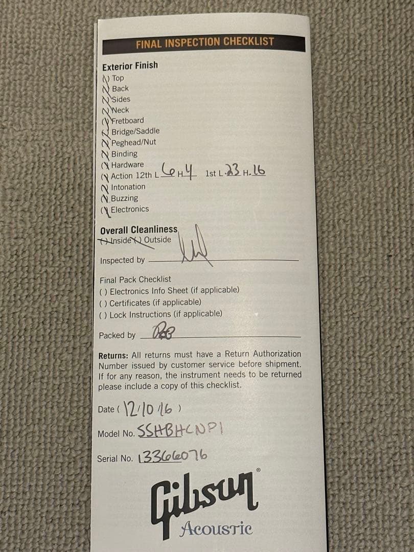 【ナルト】Gibson hummingbird 2017