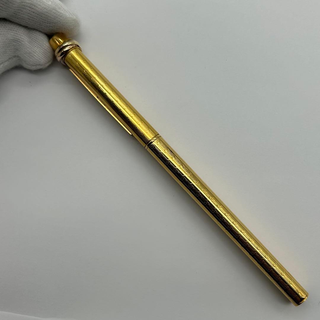 カルティエ　ペン　筆記用具　トリニティ　キャップ式　ボールペン