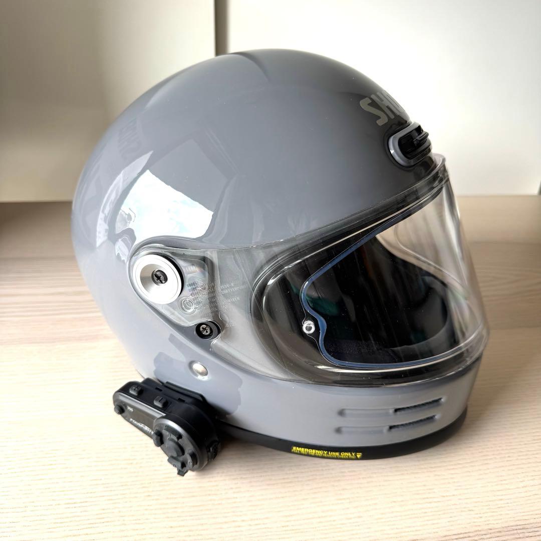 「無キズ」SHOEI グラムスター グレー　インカム付き