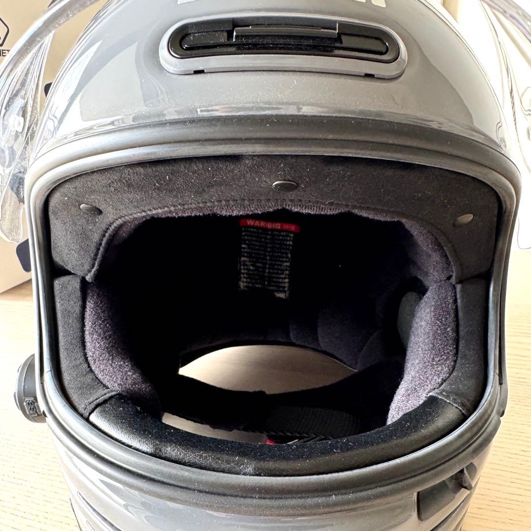 「無キズ」SHOEI グラムスター グレー　インカム付き