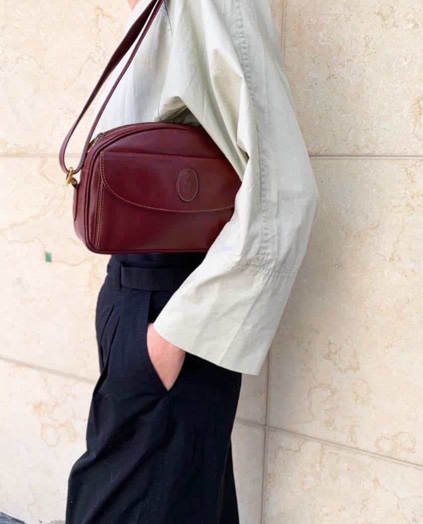 Cartier カルティエ マストライン ショルダーバッグ 保存袋付き