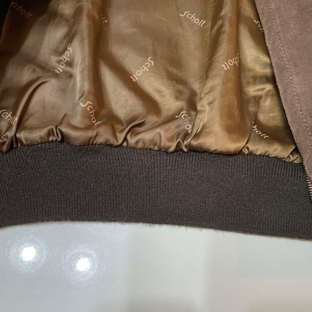 ショットSchott スエード ブルゾン レザージャケット MA1