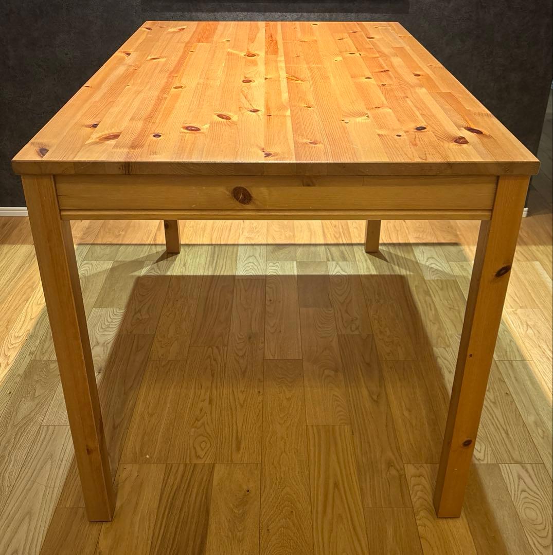 【お萩】IKEA ヨックモック　ダイニングテーブル＋椅子2脚