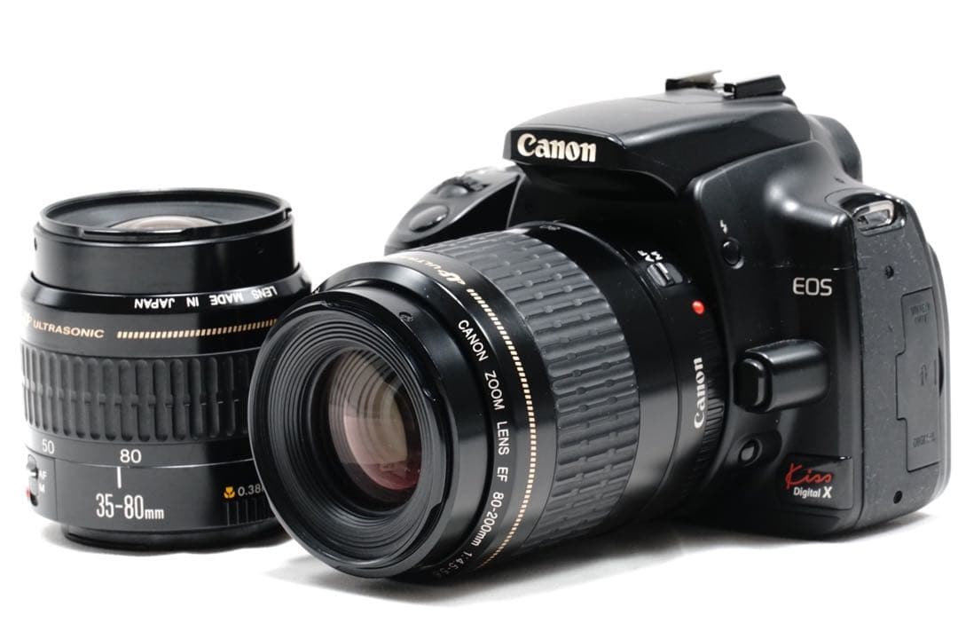 Canon Kiss Digital X ダブルレンズセット 初心者 スマホ転送