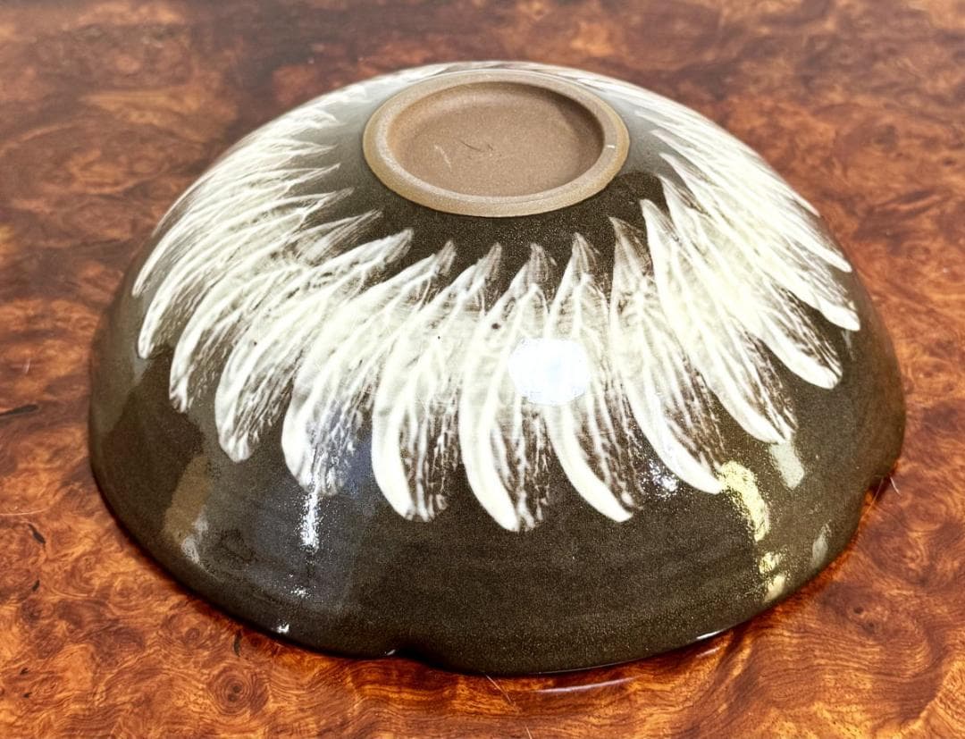 現川焼 十三代 横石臥牛 菓子器 共箱 長崎県無形文化財指定 WWTT418