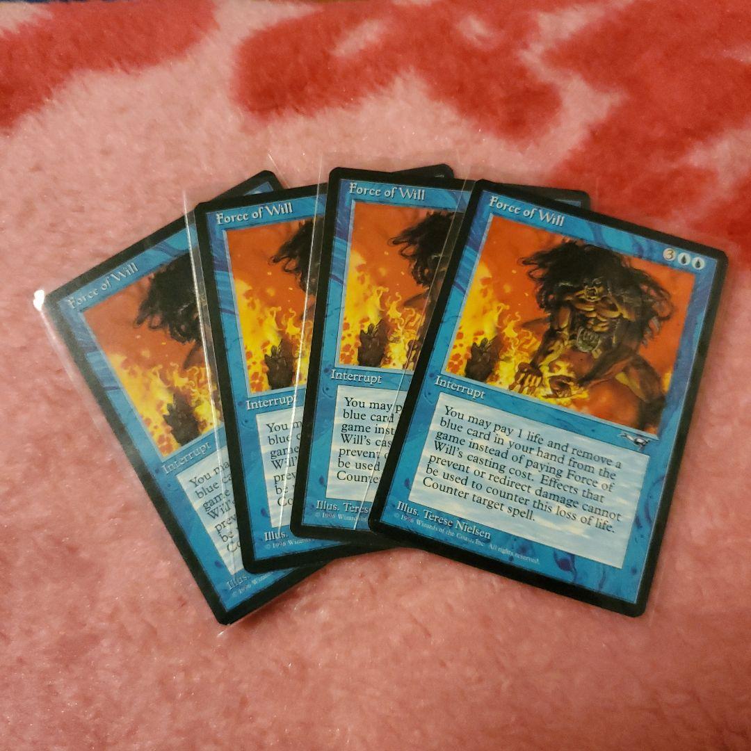 意志の力 Force of Will ALL 英語 4枚セット NM MTG
