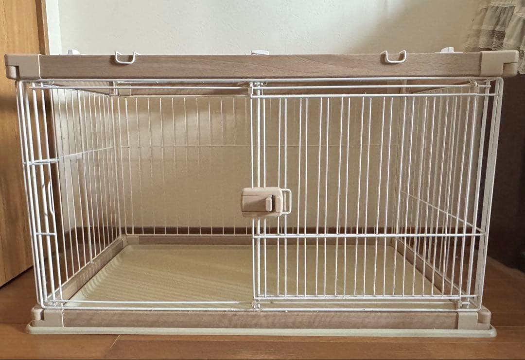 【アイリスオーヤマ・ユーズド 】専用屋根付き 犬用ケージ
