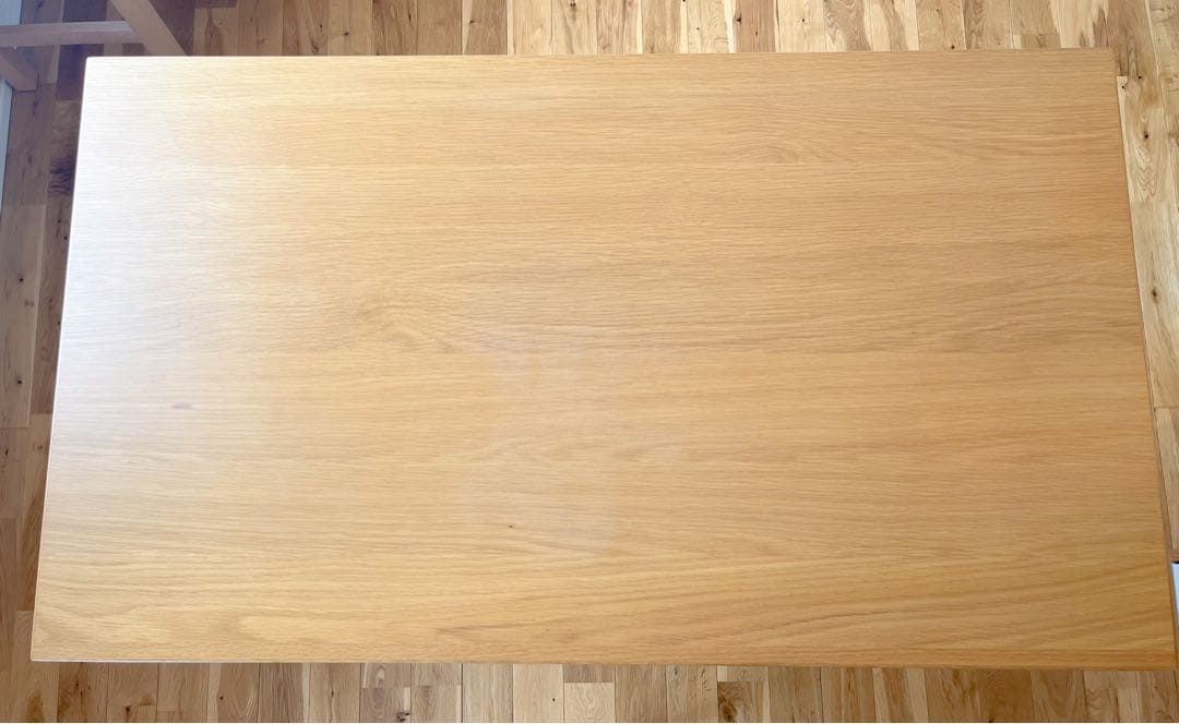 無印良品　木製折りたたみテーブル　オーク　幅120cm