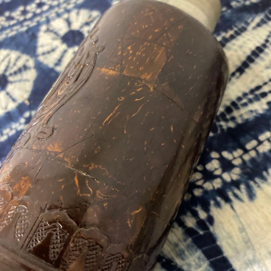 茶入　錫？茶壺