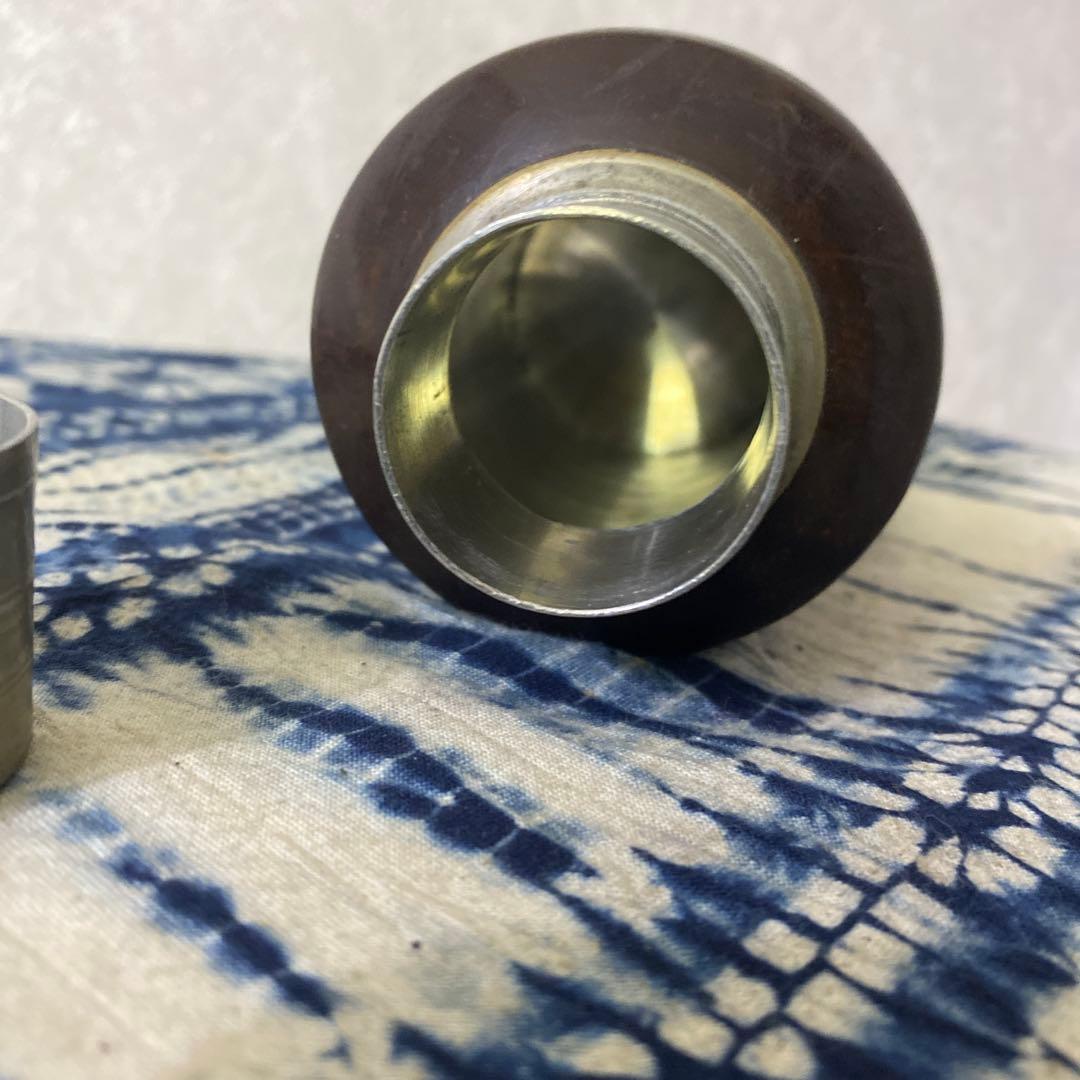 茶入　錫？茶壺