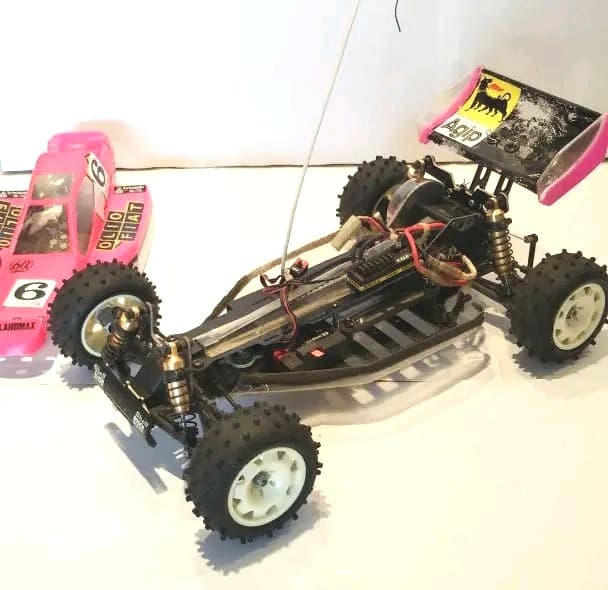 京商ターボオプティマミッドスペシャル、当事物オプション多数、フルセット走行可能品