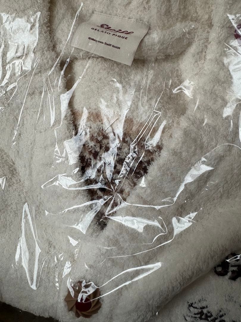 ジェラートピケ【Steiff】【UNISEX】パウダージャガードカーディガン