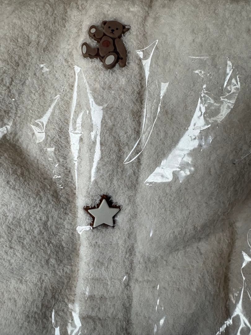 ジェラートピケ【Steiff】【UNISEX】パウダージャガードカーディガン