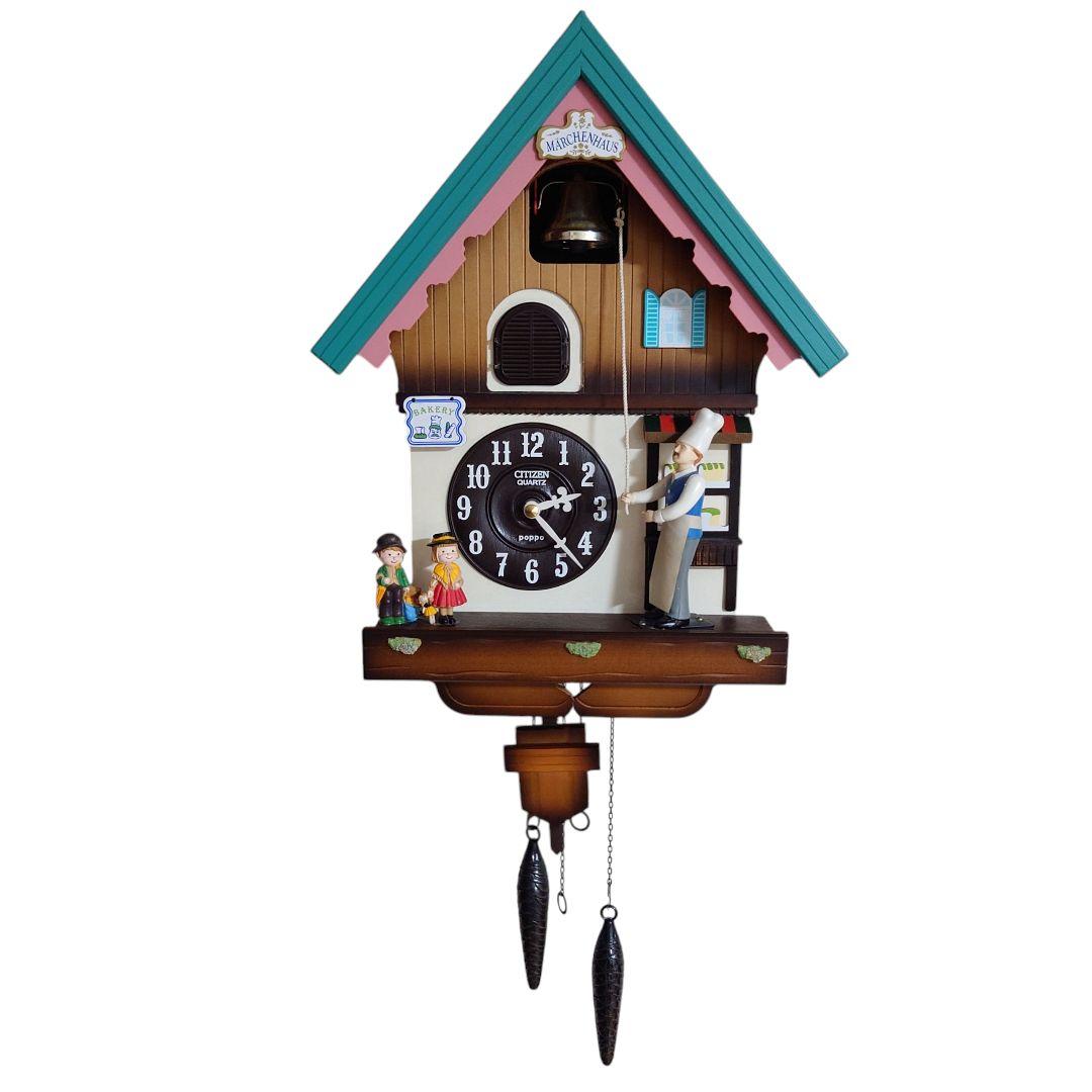 CITIZEN シチズン 鳩時計 からくり時計 パン屋 BAKERYジャンク品