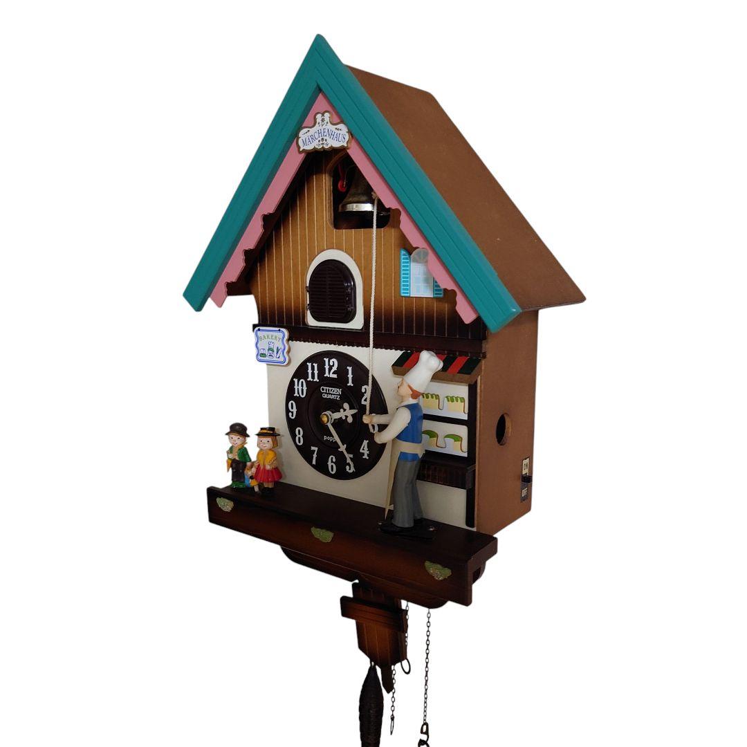 CITIZEN シチズン 鳩時計 からくり時計 パン屋 BAKERYジャンク品