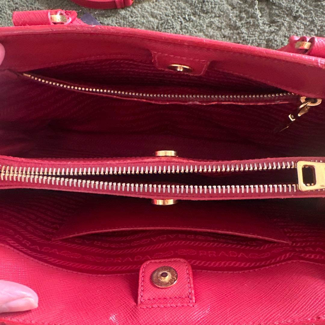 PRADA プラダ 1BG264 サフィアーノルクス ガレリア トートバッグ