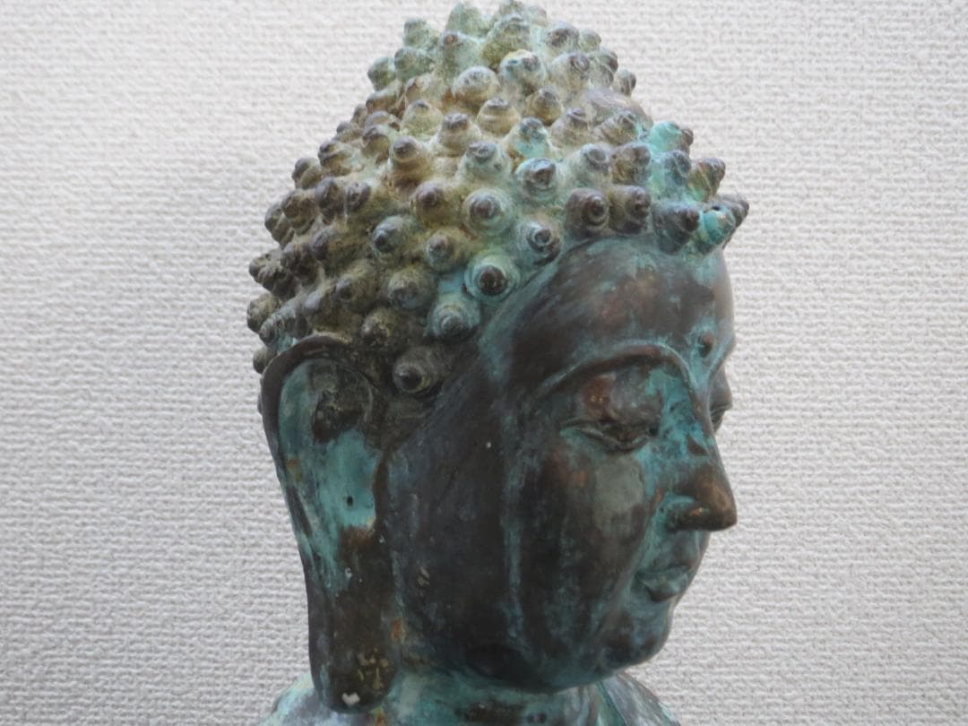 仏教美術　大明永楽年施　古銅　青銅　鍍金　座像　仏像