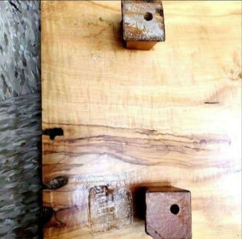 一枚板 天然木 脚付き花台 敷板 香炉台 茶道 華道 煎茶台 飾り台 床の間