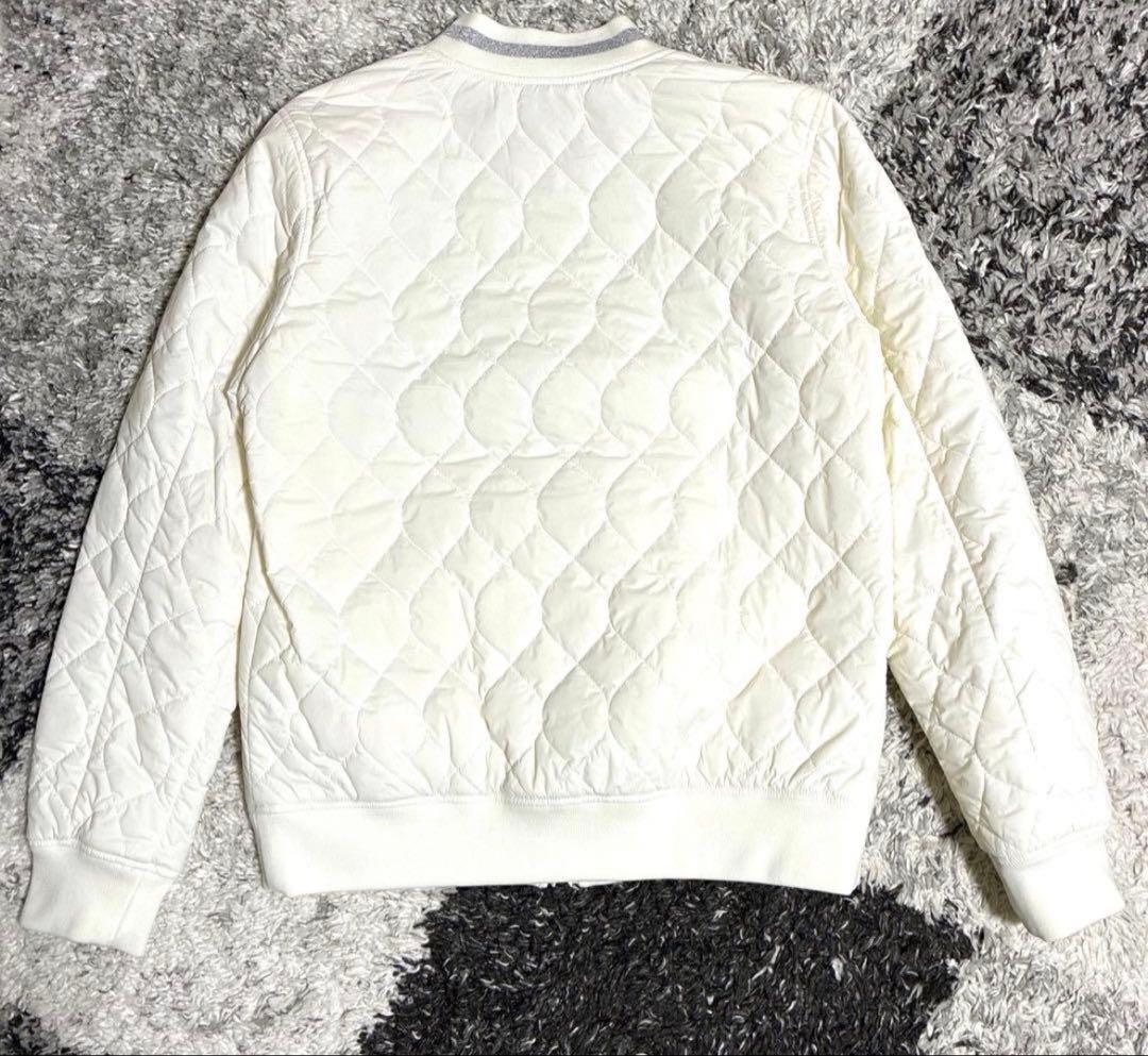 極美品　Callaway ホワイト キルティングジャケット　Lサイズ