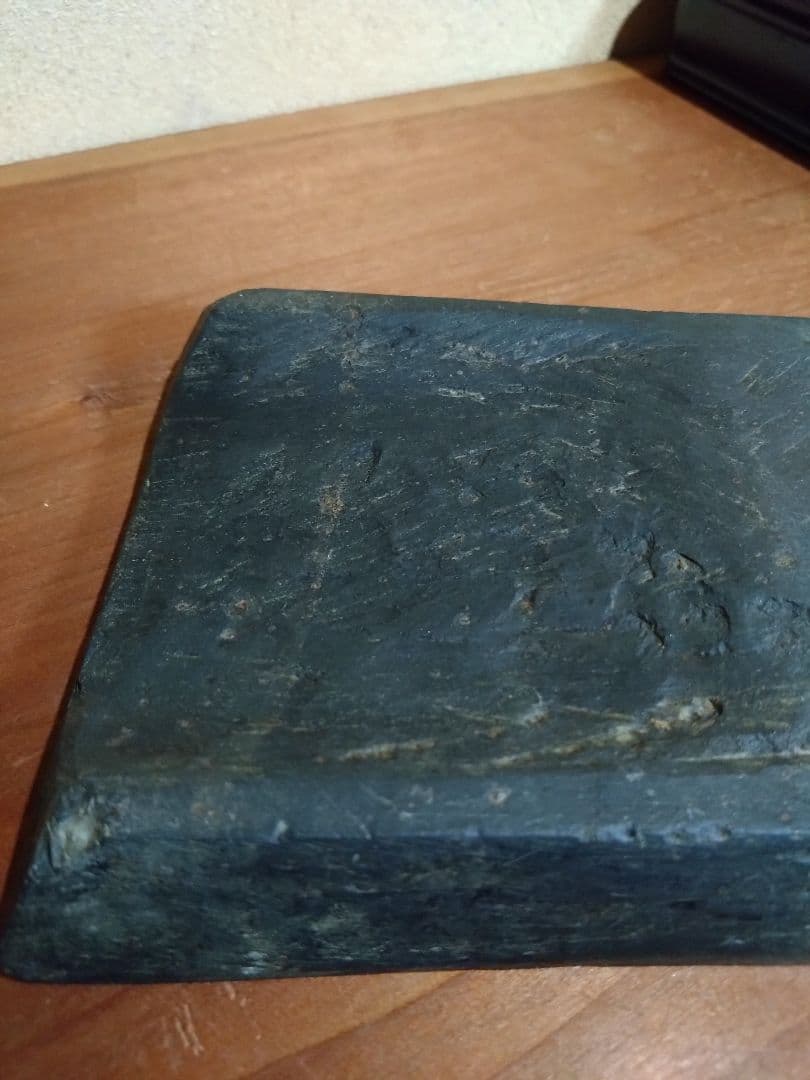 安徽省 歙県産 歙州 箕様硯 文房四宝 端渓水滴 墨床