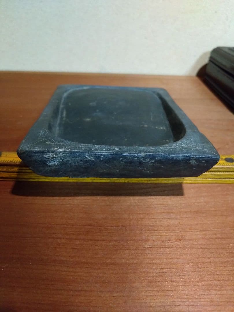 安徽省 歙県産 歙州 箕様硯 文房四宝 端渓水滴 墨床