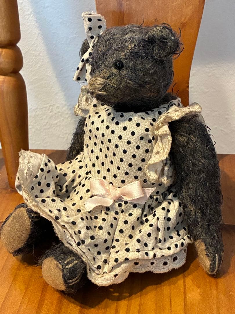 海外作家様　スーレイン　テディベア　水玉ドレス　可愛い