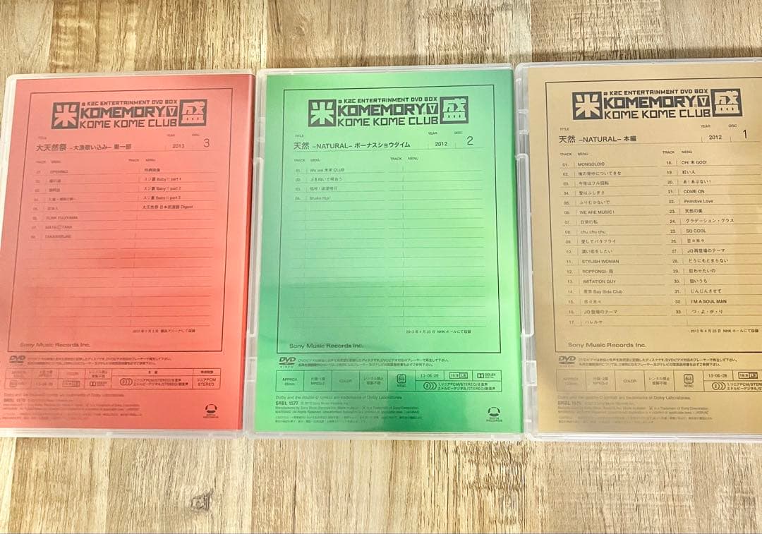 【美品】米米CLUB KOMEMORY DVD-BOX 4枚組 限定盤　米盛