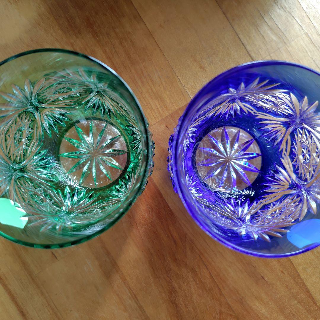 希少Chevalier 切子グラス　花瓶　KAMAY GRASS カメイグラス