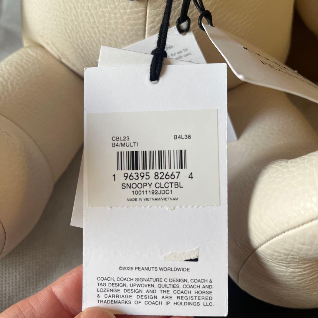 COACH スヌーピー ぬいぐるみ