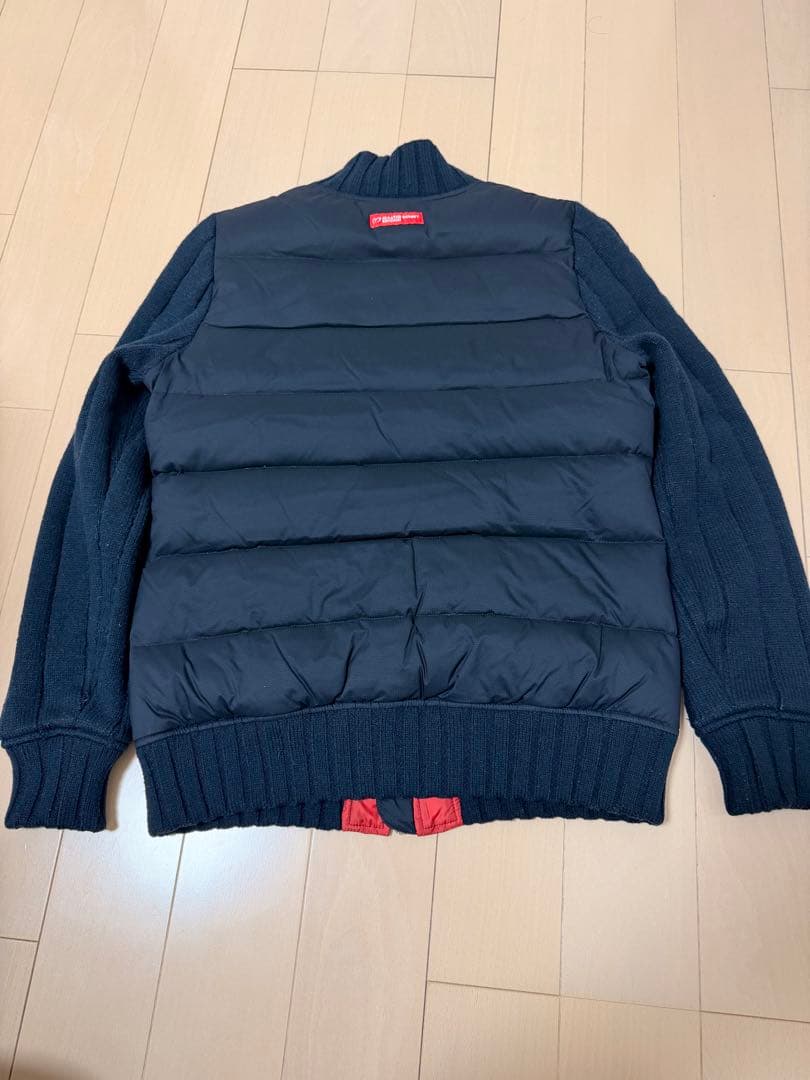 マスターバニー レディース切り替えリブニットダウン