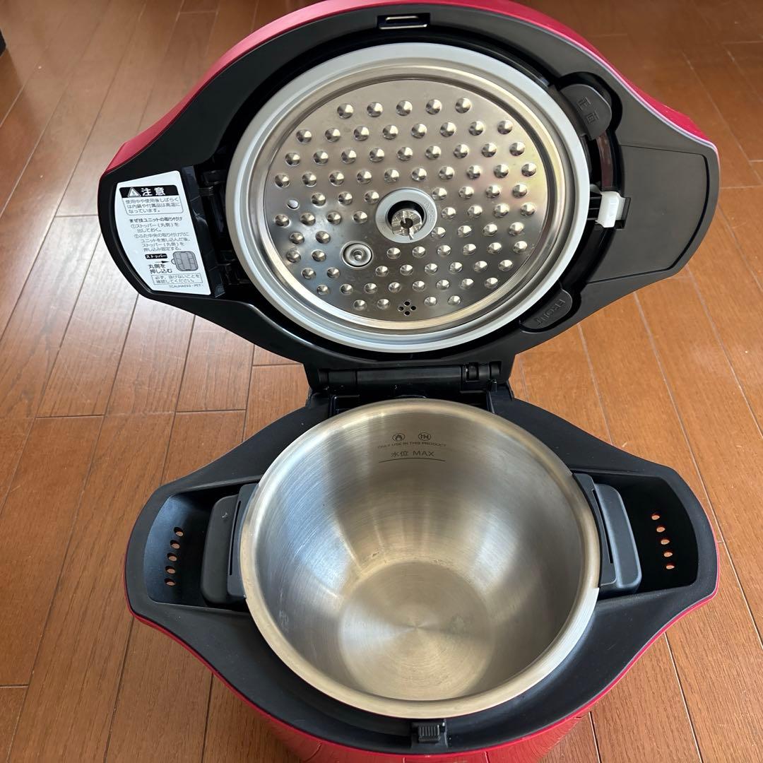 シャープ　ヘルシオ　ホットクックHEALSIO KN-HT24B-R 2.4L