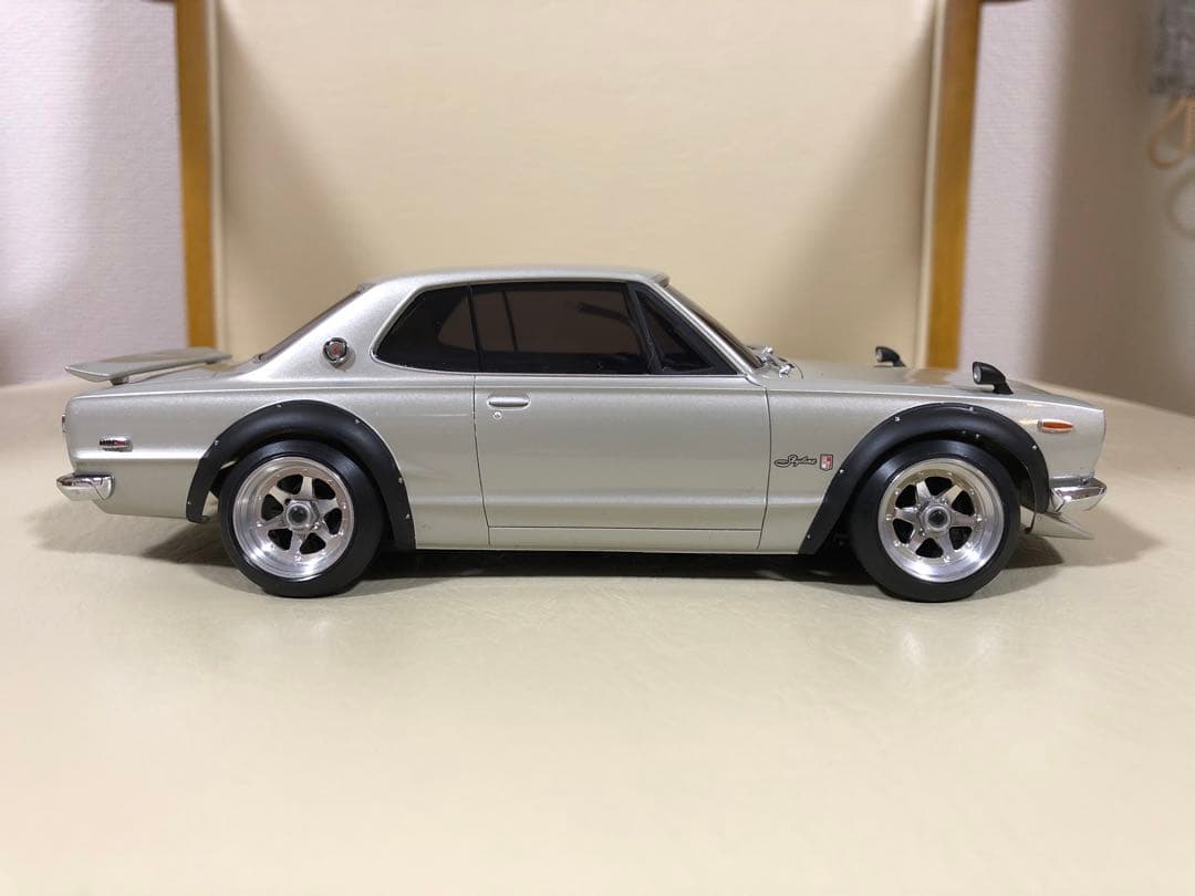 美品！ミニッツAWDハコスカ！希少ロンシャンホイール付き！