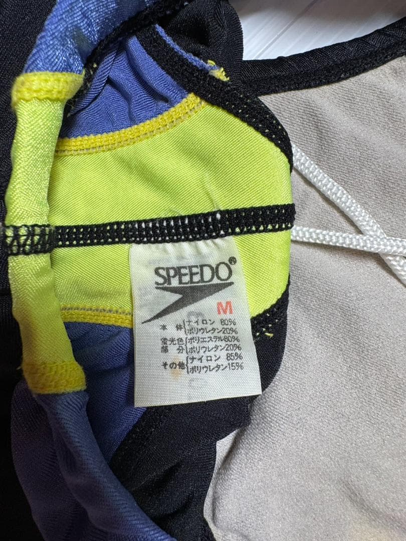 【MJ72】speedo 指定　男子　競泳水着　Mサイズ
