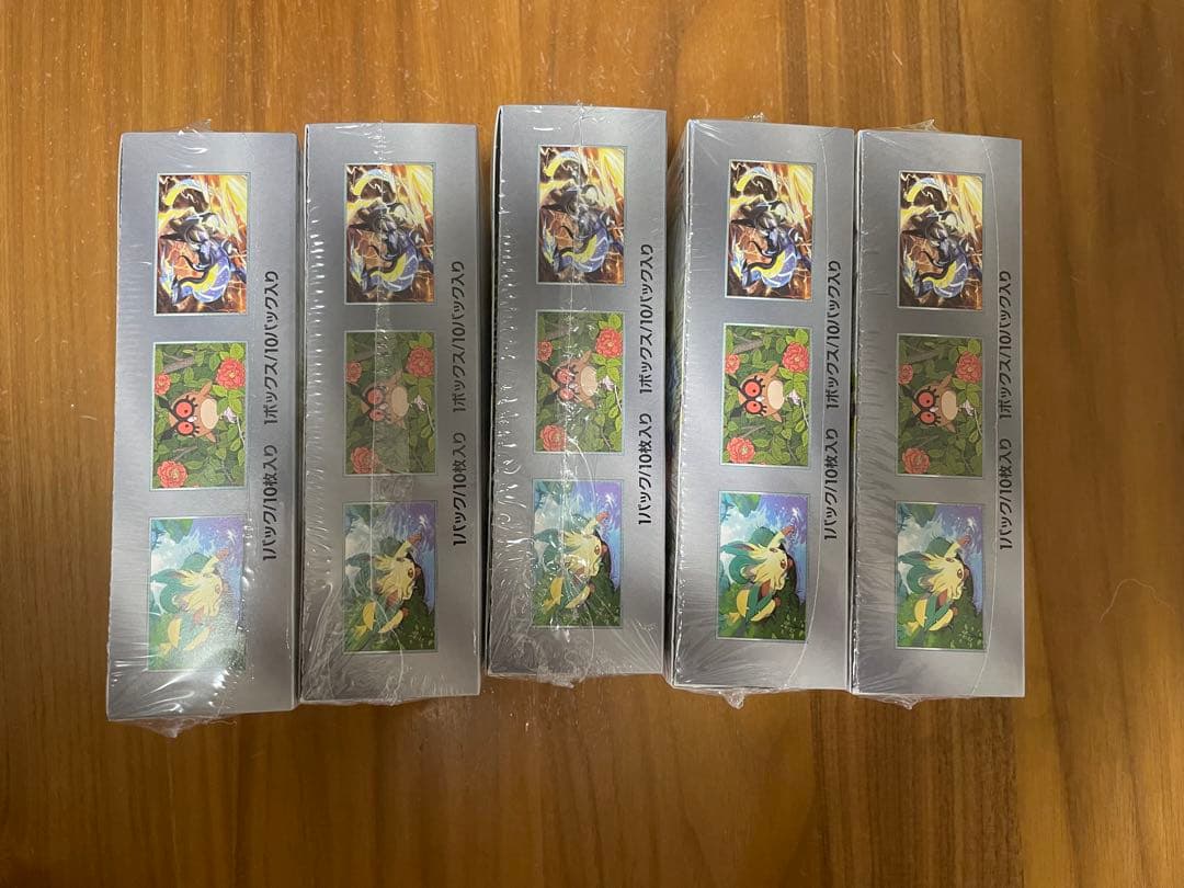 ポケモンカード テラスタルフェスex 5BOX 未開封　シュリンク付き