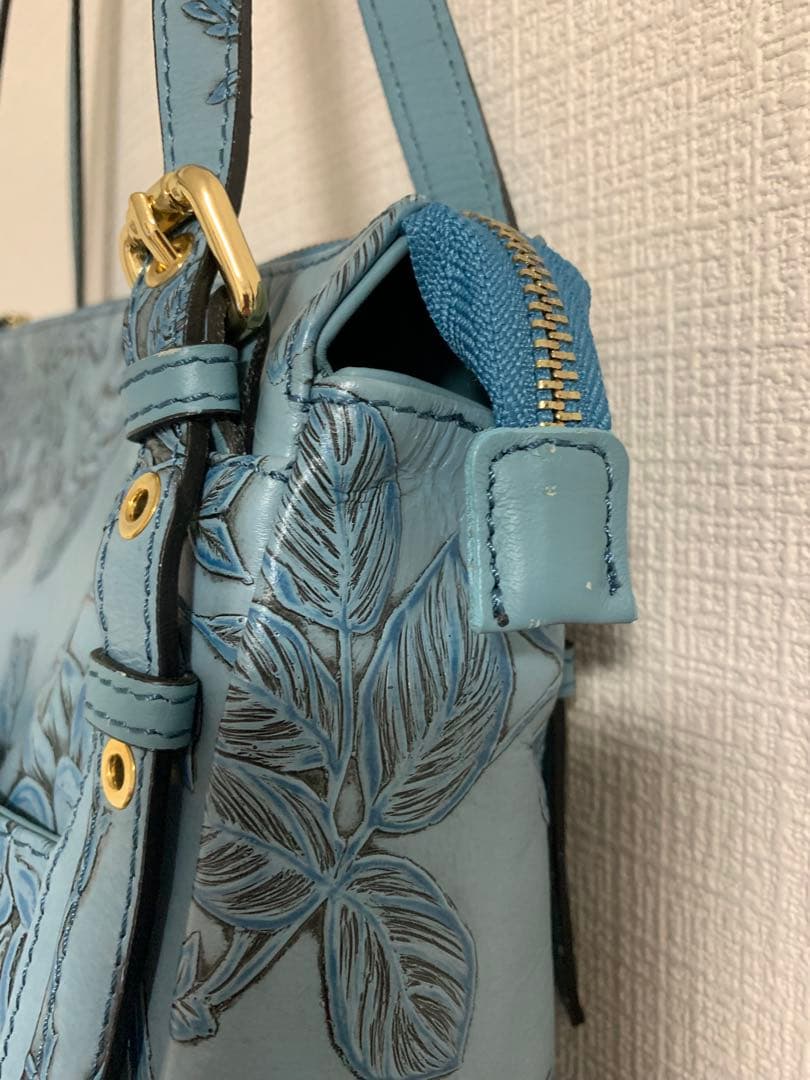 もち CUOIERIA FIORENTINA レザー　ショルダーバッグ