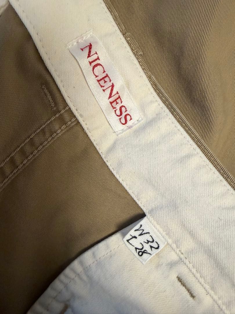 25AW NICENESS ALBARN チノパンツ アルバーン