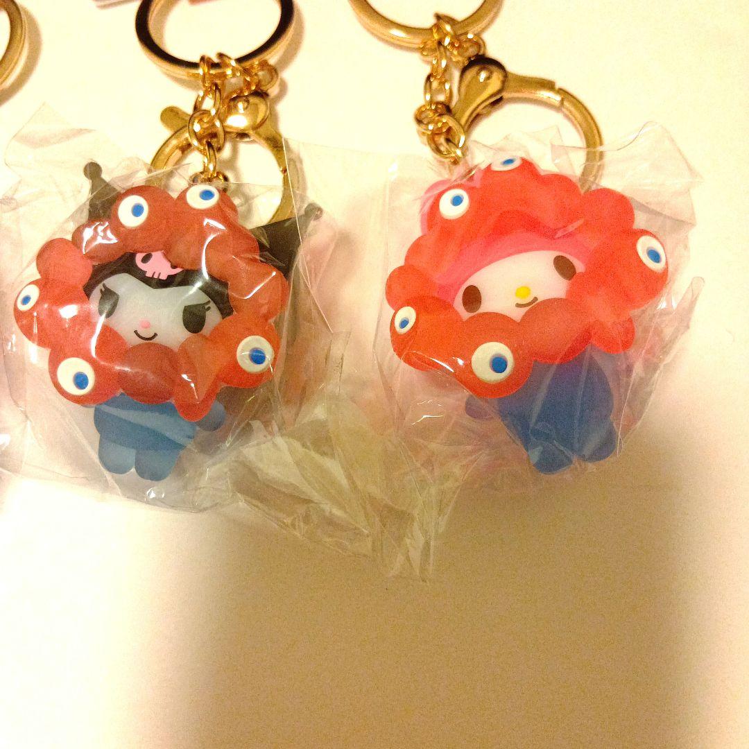 万博　ミャクミャク　サンリオ　クリア　キーホルダー