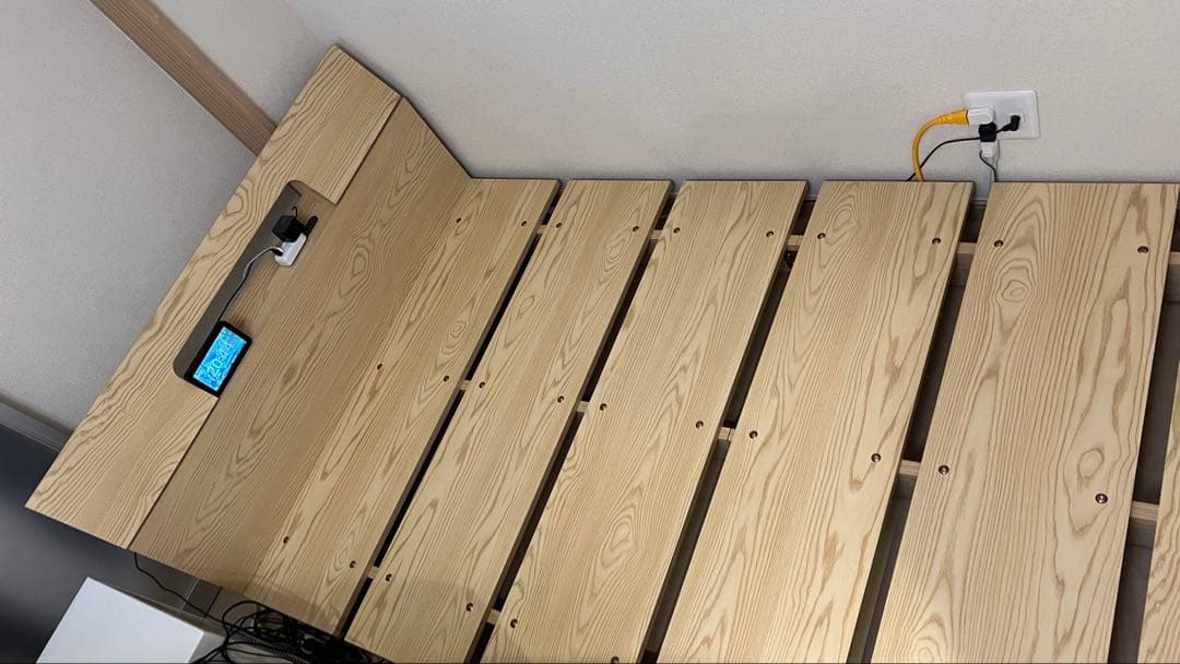 【二重あごちゃん】ベッドフレーム　シングル　セミダブル