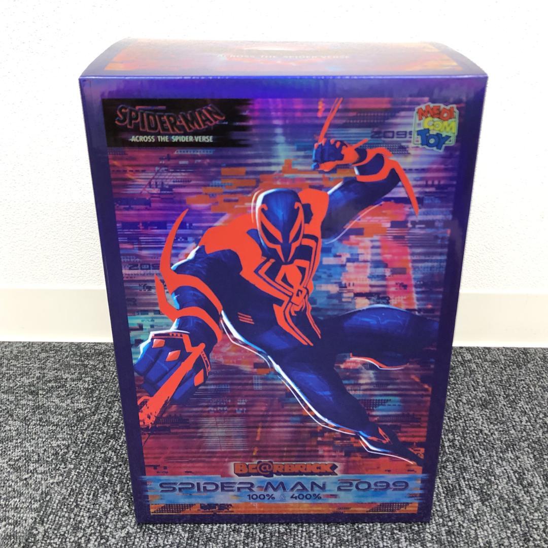 【新品未開封】BS053/ベアブリック/スパイダーマン2099/100%400%