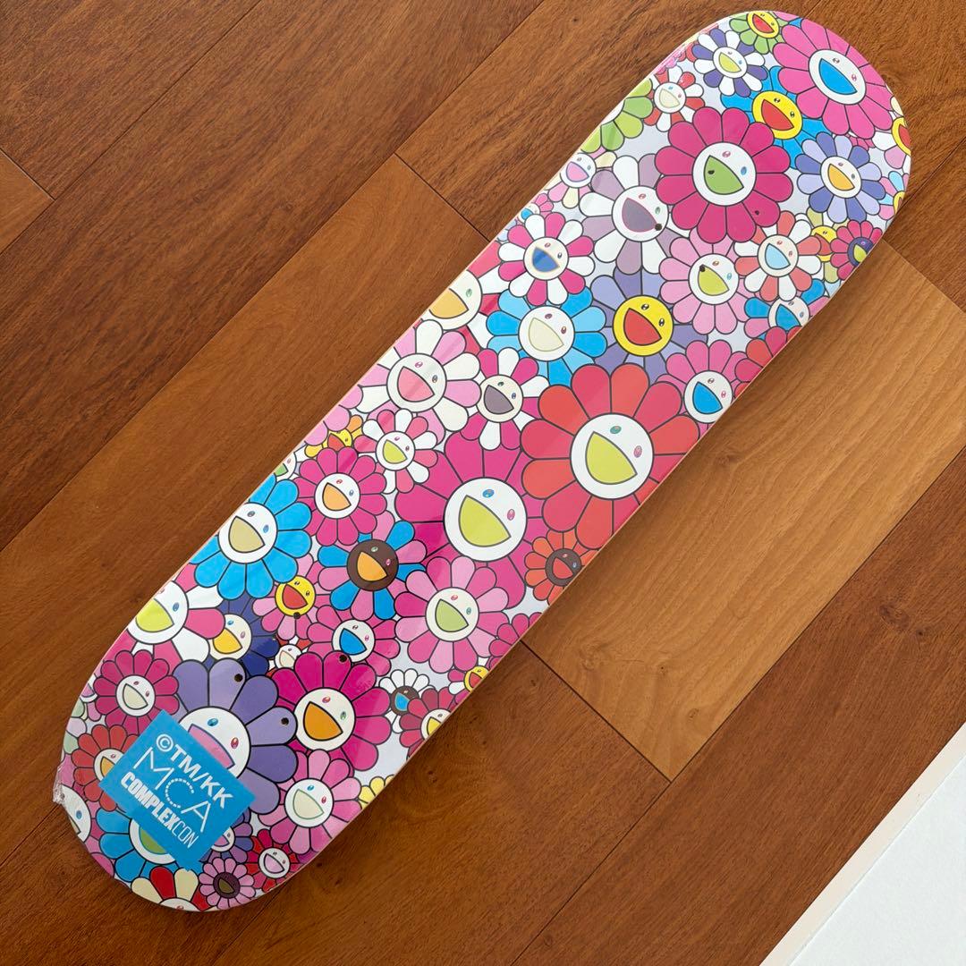 村上隆 Multi Flower 8.0 Skate Deck/Red