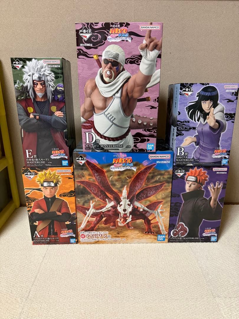 ナルト　一番くじ　フィギュアコンプリートセット おまけ下位賞