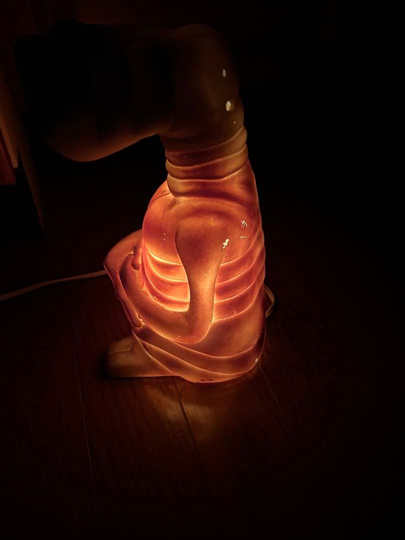 映画　E.T. 　ライト付約　24センチ　ビンテージ　フィギュア　照明