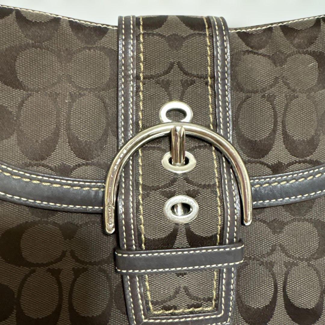 COACH コーチ シグネチャー ハーフムーン ソーホー　ワンショルダーバッグ