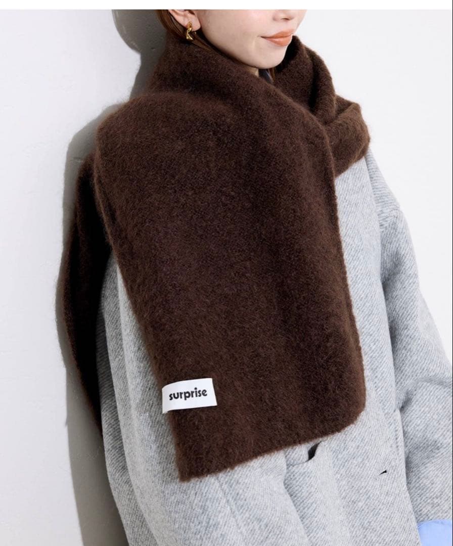 小物 SLOBE IENAsurprise MOHAIR SCARF